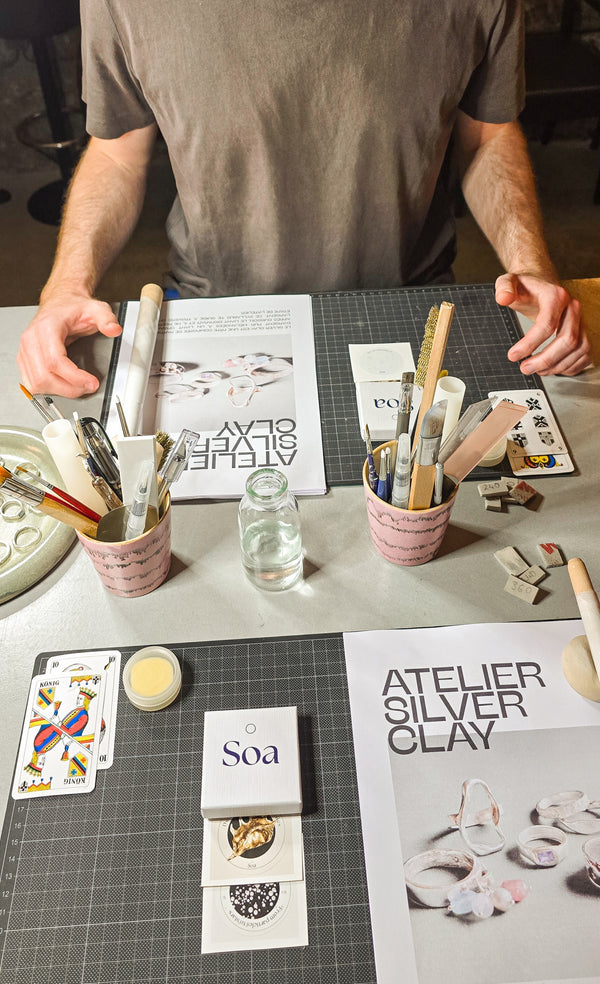 Atelier bague en Silver Clay Vevey