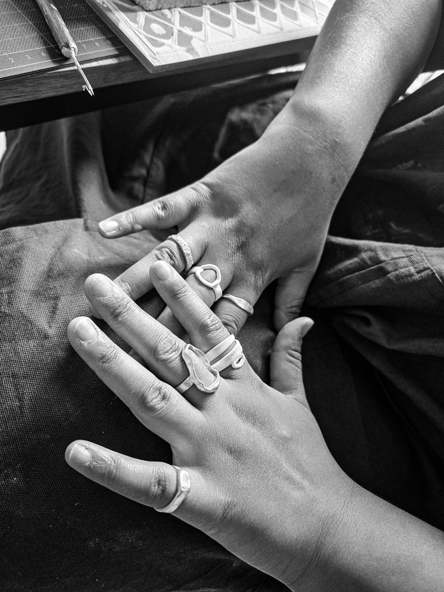 Textured Forms: Atelier création de bague en Silver Clay - Soa Rituals