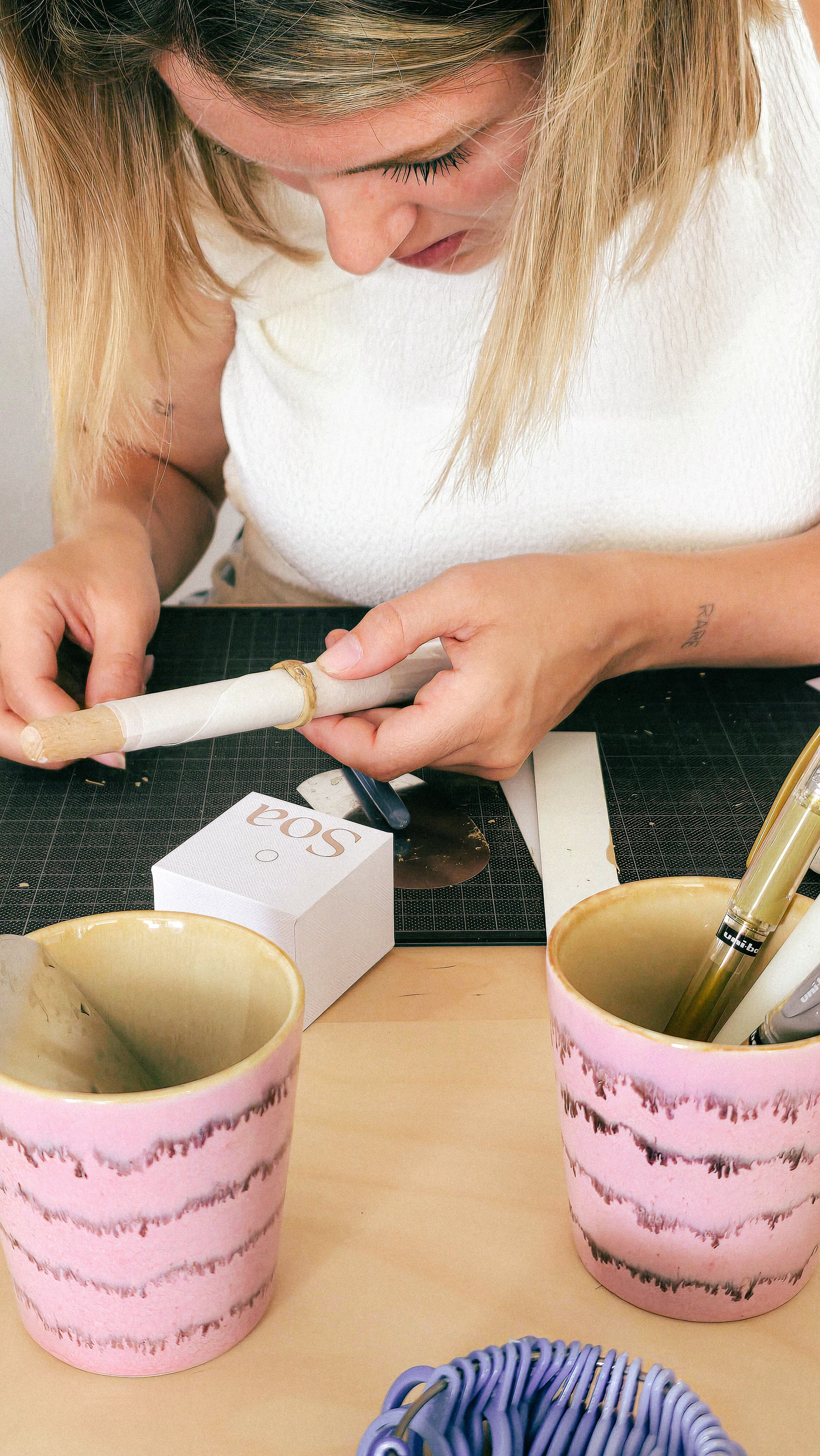 Atelier bagues en Bronze Clay Montreux