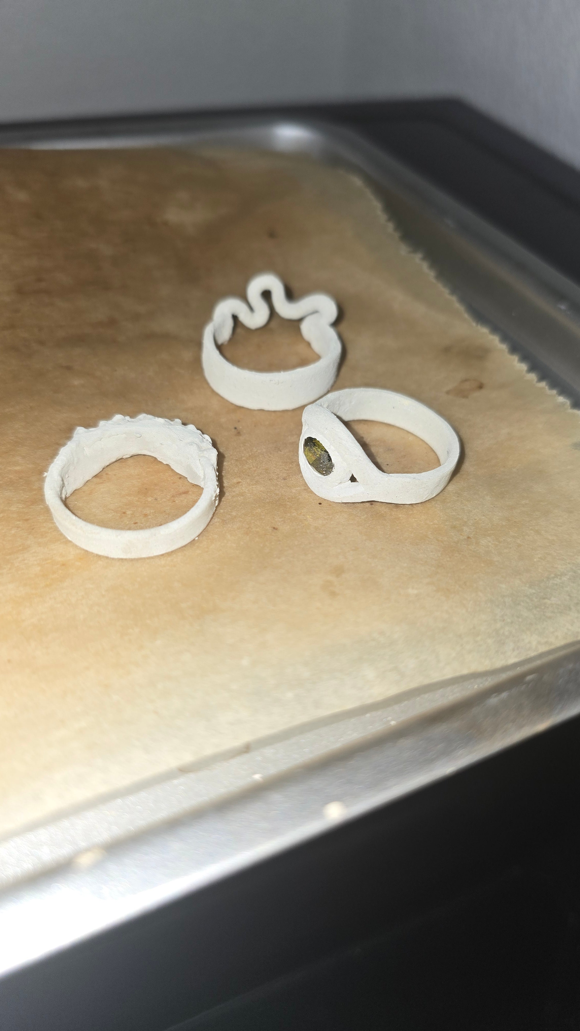 Atelier bague en Silver Clay Mézières FR