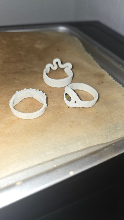 Atelier bague en Silver Clay Bulle